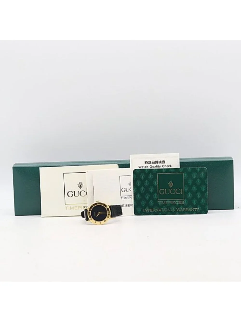Gucci 3000.2 L Quartz Black Dial Watch